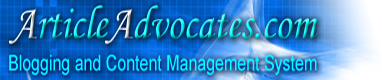 Article Advocates - Blogging and Content Management System